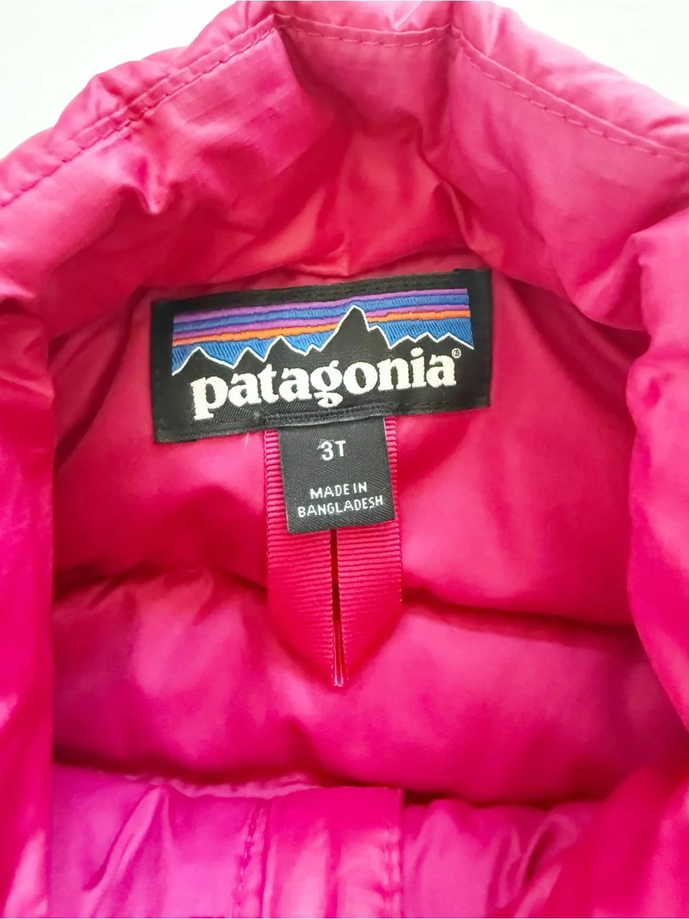 Patagonia Down Sweater Jacket Pink Size 3T